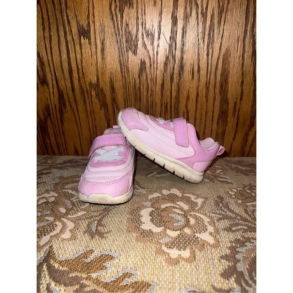 Carters Pink Tennis Shoes Toddler Size 4
